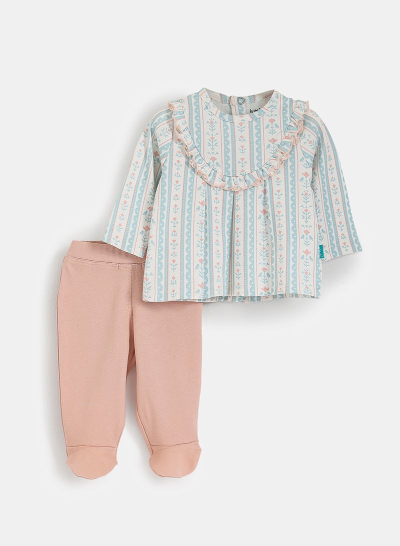Junior Baby Girls Pyjama Set - Image 1